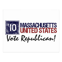 Vote Republican in 2010 – Vintage Massachusetts Post Card