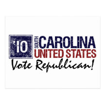 Vote Republican in 2010 – Vintage South Carolina Postcard