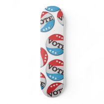 Vote Retro Badge Skate Boards