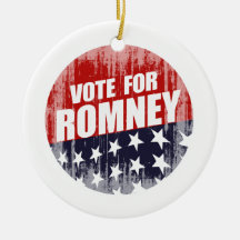 VOTE ROMNEY BUTTON.png Ornaments