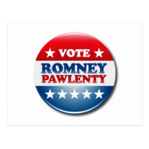 VOTE ROMNEY PAWLENTY VP ROUND.png Postcards