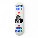 VOTE RON PAUL 2012 skateboards