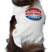 VOTE RON PAUL DOGGIE T SHIRT