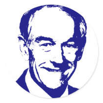 Vote Ron Paul (Duh!) Round Stickers