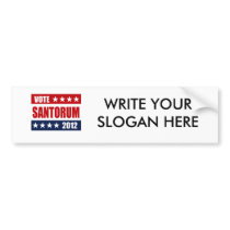 VOTE SANTORUM 2012 SIGN