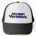Vote Smart Vote Democrat hats