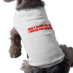 VOTED - MCCAIN pet clothing
