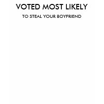 VOTED MOST LIKELY t-shirts