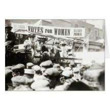 Votes for Women, August 1908 Greeting Card