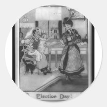 Votes for Women! Round Stickers