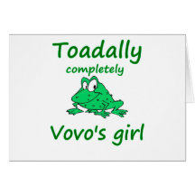 vovo's girl greeting cards