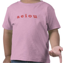 Vowels T-shirt