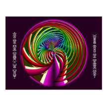 Voyage Down the Rabbit Hole postcard
