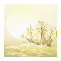 Voyage en mer toiles tendues
