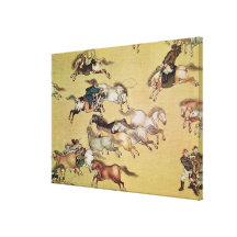 Voyage of Emperor Qianlong  detail from a Gallery Wrapped Canvas