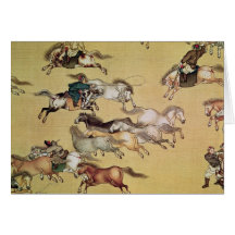 Voyage of Emperor Qianlong  detail from a Cards