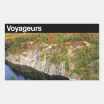 Voyageurs National Park Rectangle Sticker
