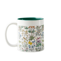 Voysey Apothecary's Garden Pattern Coffee Mug