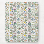 Voysey Apothecary's Garden Pattern Mousepad