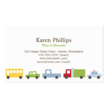 Vroom Vroom Cars Mummy Cards Business Card Templates
