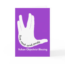 Vulcan Objectivist Greeting Cards