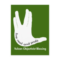 Vulcan Objectivist Postcards