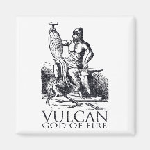 Vulcan Refrigerator Magnet