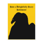 Vulture Halloween Postcard