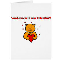 Vuoi essere il mio Valentino? Card