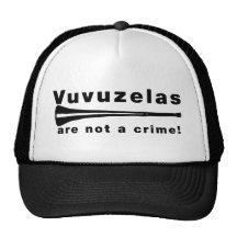 Vuvuzelas are not a crime mesh hats