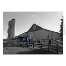 W900A & Barn Note Card