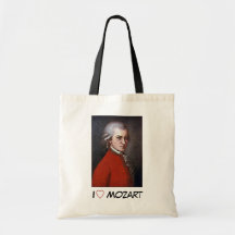 W.A. Mozart Tote Bags