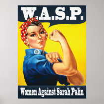 W.A.S.P. - Women Against Sarah Palin Print