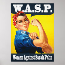 W.A.S.P. - Women Against Sarah Palin Print
