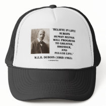 W.E.B. Du Bois Believe In Life Always Progress Mesh Hats