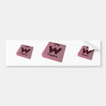W Tungsten Bumper Stickers