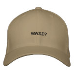 W.W.S.D? embroidered hats