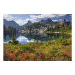 WA, Alpine Lakes Wilderness, Gem Lake, with 2 photography