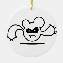 wacky character ornament