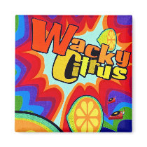 Wacky Citrus Refrigerator Magnets