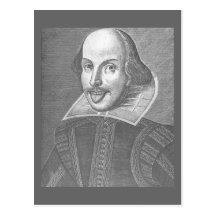 Wacky Shakespeare Postcard
