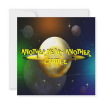 Wacky Space Voyage Birthday Party Invitation