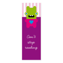 Wacky Wabbit bookmark Business Card Template