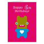 Wacky Wabbit, happy birthday Greeting Cards