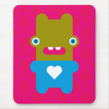 Wacky Wabbit Mouse Pad