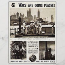Wacs Are Going Places! Flyer