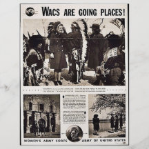 Wacs Are Going Places! Flyer