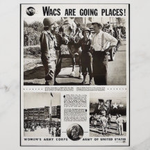 Wacs Are Going Places! Flyer Design
