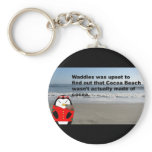 Waddles at Cocoa Beach Key Ring Keychain