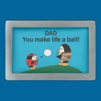 Waddles Fathers Day belt buckles